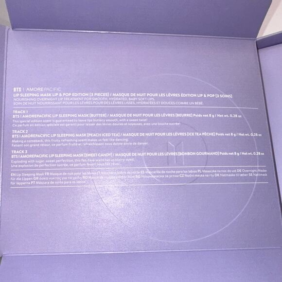 Laneige Lip Sleeping Mask Balm BTS Lip & Pop Edition 8g / .27 oz Butter Peach + - Picture 9 of 11